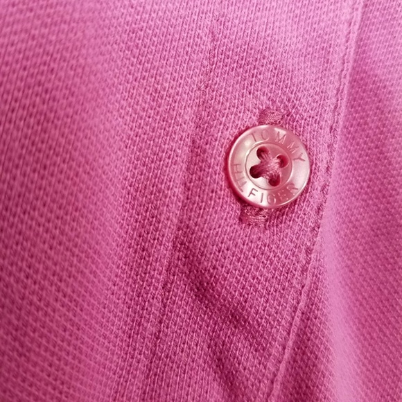 Plus Size Tommy Hilfiger Hot Pink Polo Shirt - Picture 4 of 8